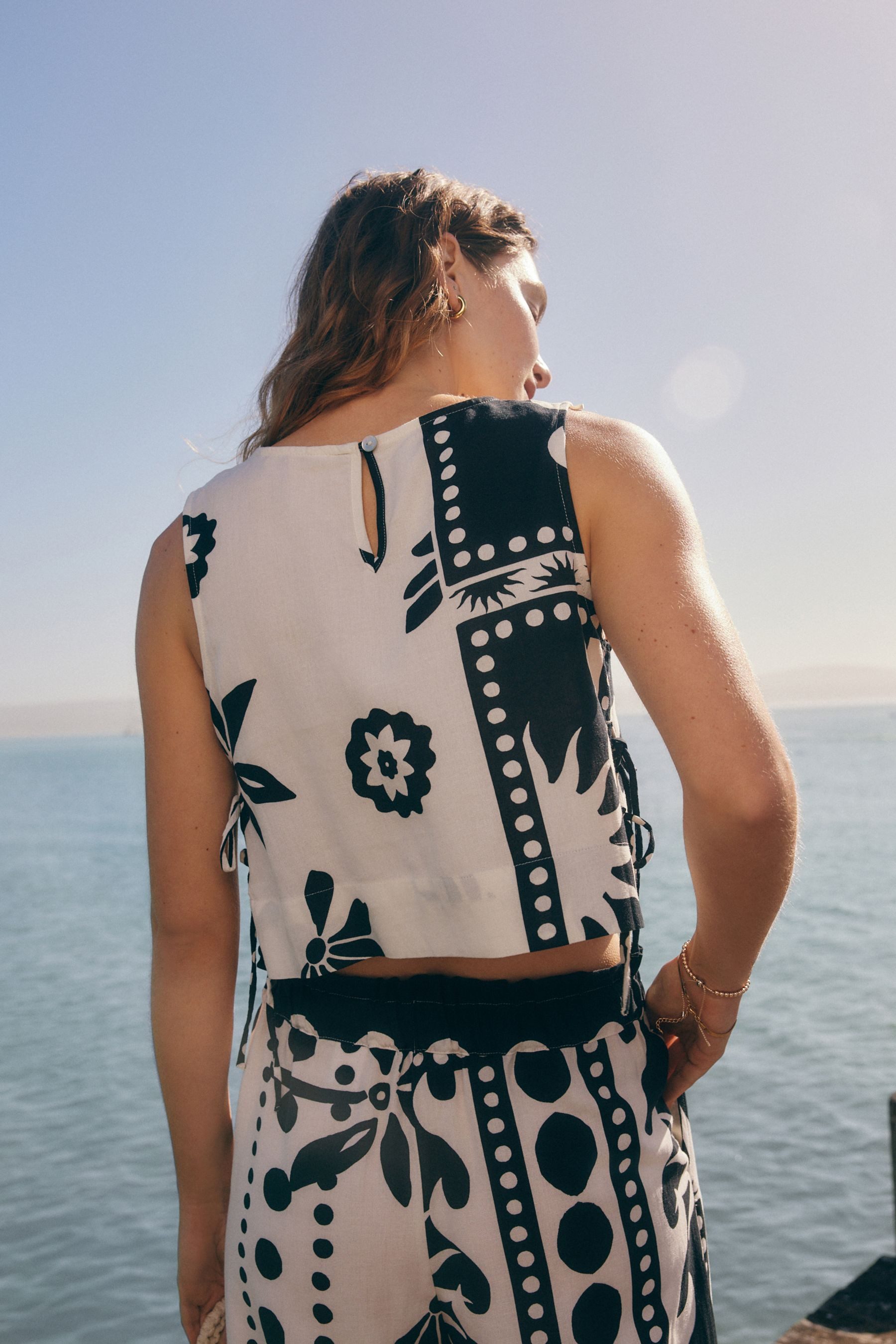 Next Crop-Top Oberteil mit Leinenanteil (1-tlg) günstig online kaufen