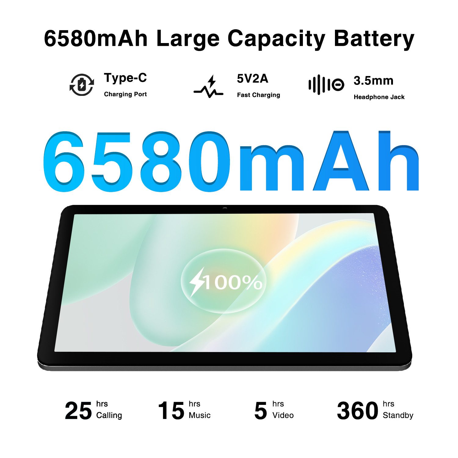 DOOGEE T10 PLUS Android 14, 8GB RAM +256GB ROM(1TB TF) Tablet (10.1", 128 GB, Android 14, 4G LTE, 8MP/ BT5.0/ Face ID/4G LTE/ Octa-Core)