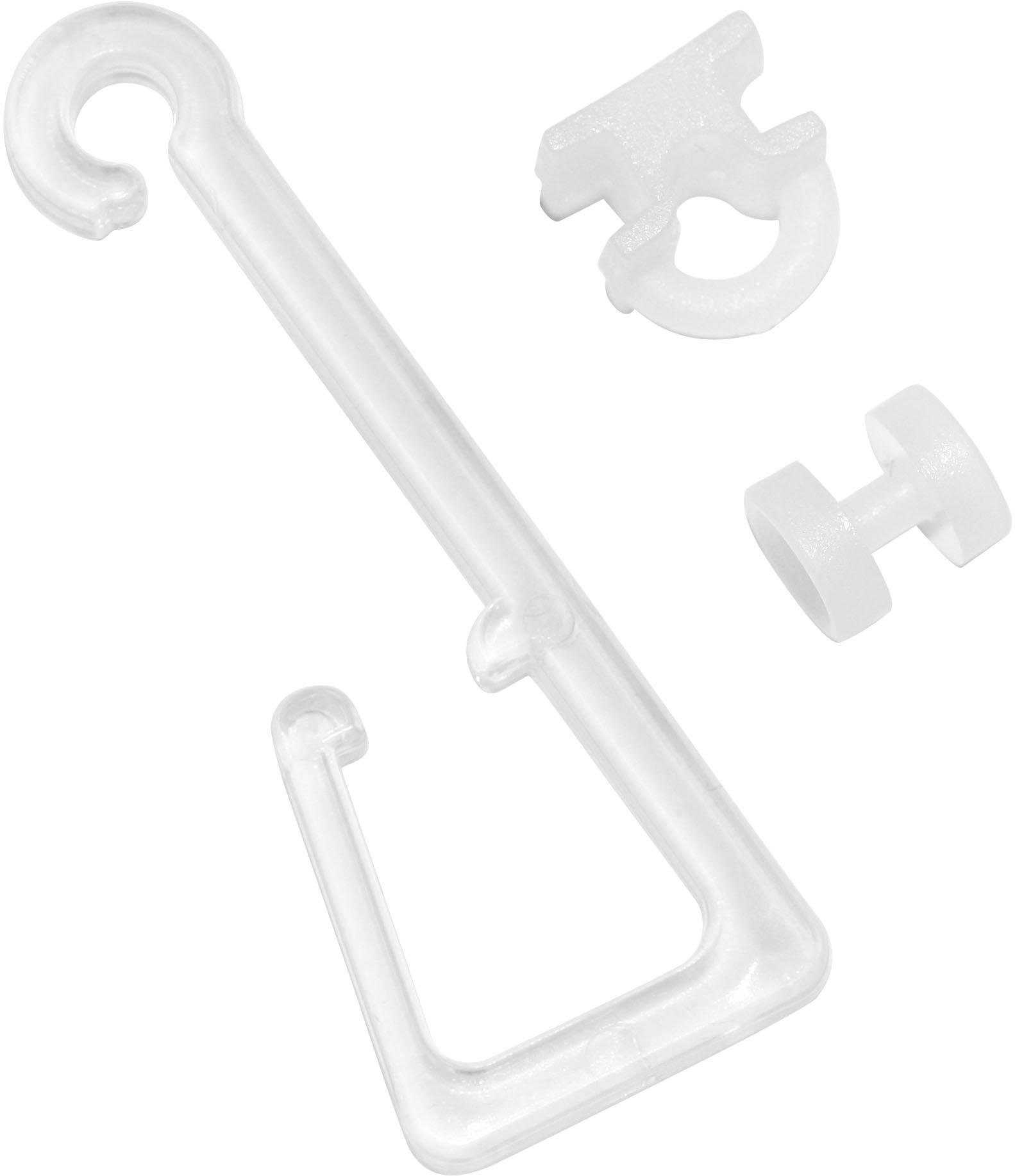 GARDINIA Gardinenhaken Haken für Stoffösen, (10-St), günstig online kaufen