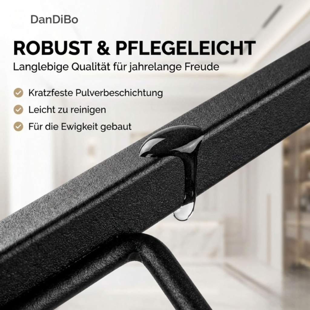 DanDiBo Weinregal aus Metall Schwarz Blumensäule Flaschenständer Elegance 80 cm, 80 cm Flaschenhalter Blumenständer – Bild 4 von 5