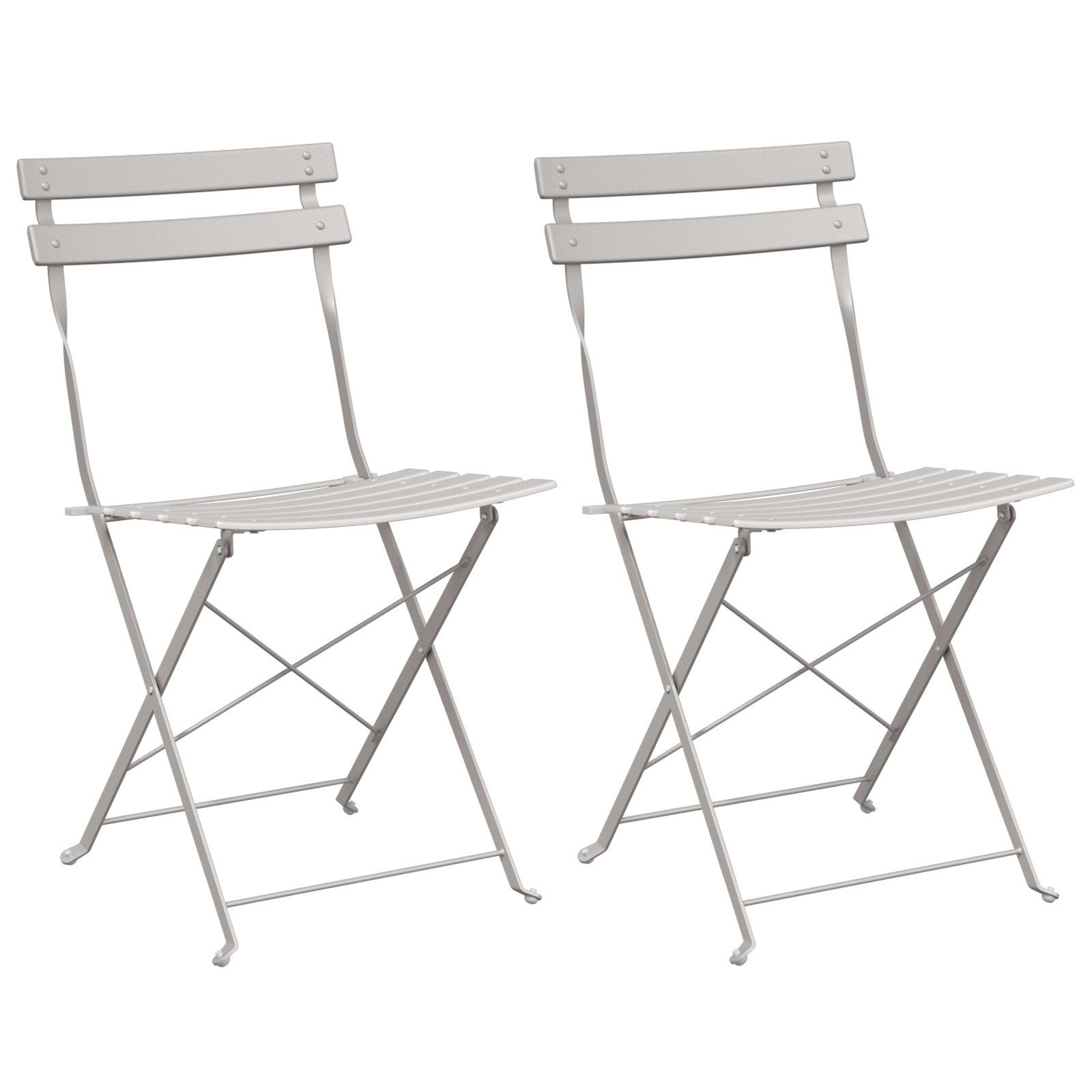 vidaXL Gartenstuhl Gartenstühle 2 Stk. Klappbar günstig online kaufen