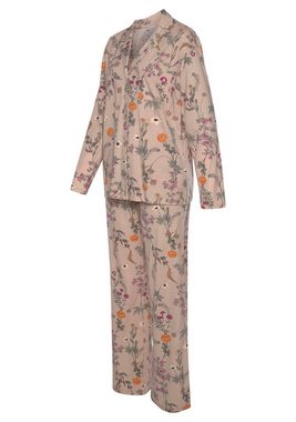 LASCANA Pyjama (2 tlg) mit Wildblumen Muster