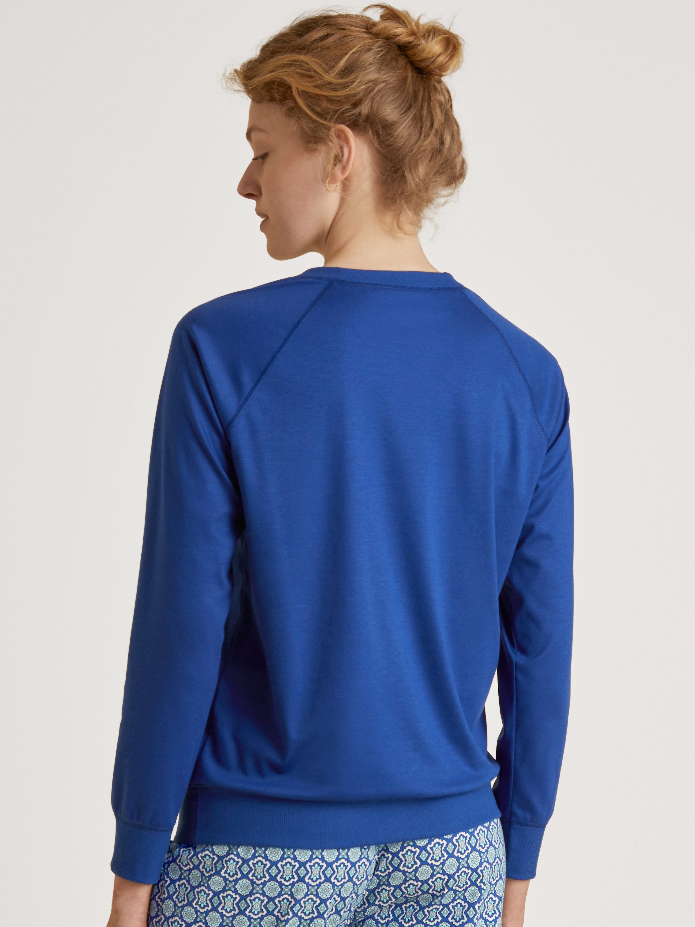 CALIDA Langarmshirt Favourites Damen (1-tlg) mit Rundhalsausschnitt, aus hochwertiger Baumwolle