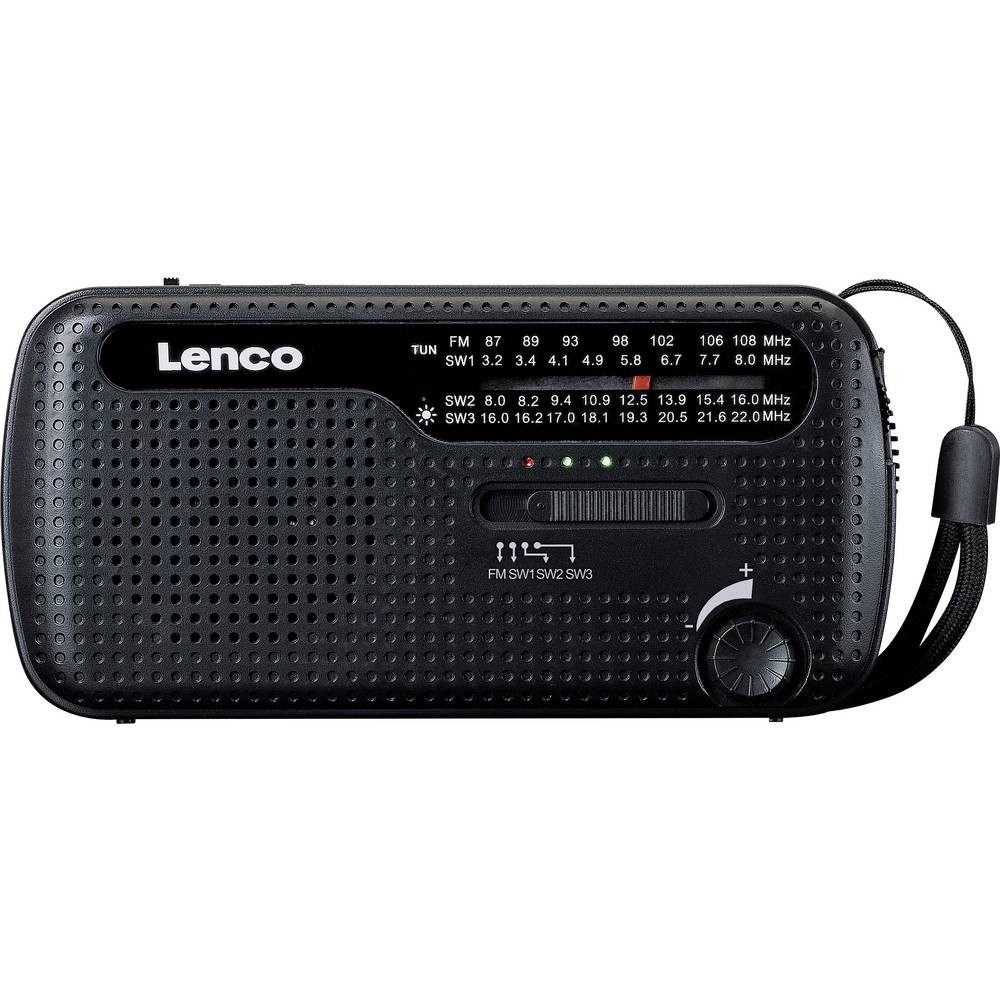 Lenco MCR-113BK Notfallradio Schwarz Radio