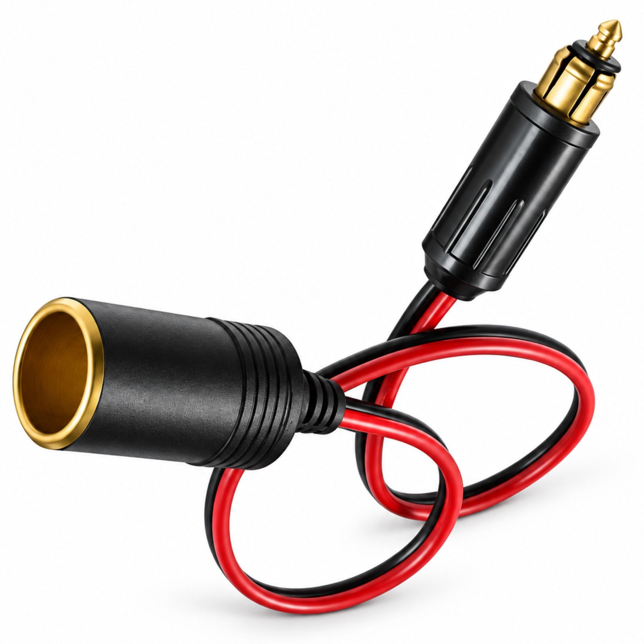 Bolwins L51C Zigaretten Anzünder Kabel Auto Kfz Stecker Klein Groß Steck Dose Autoladekabel, Zigarettenanzünder Mini-Stecker (13 mm), Zigarettenanzünder Norm-St – Bild 3 von 5