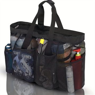 RefinedFlare Strandtasche 1 Stück Extra Große Mesh-Strandtasche(68X43X16cm), Tragbare Organizer-Tasche Mit Großem Fassungsvermögen