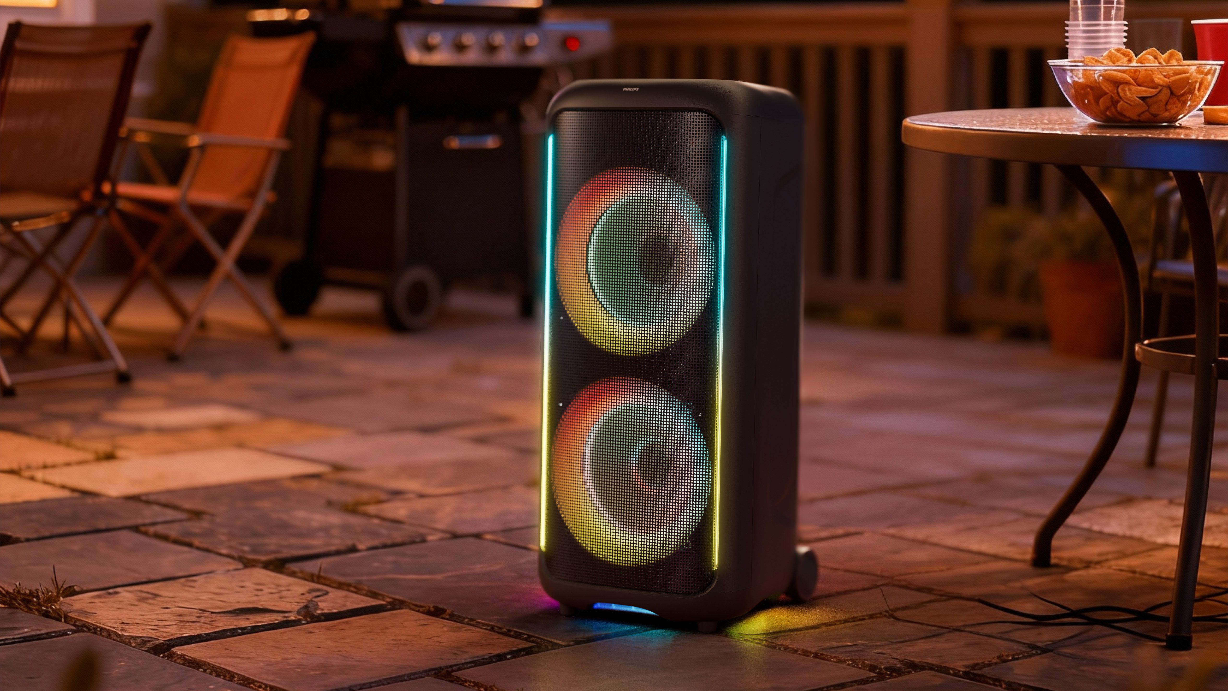 Philips TAX5000E Party-Lautsprecher Stereo (Bluetooth, 100 W) – Bild 3 von 5