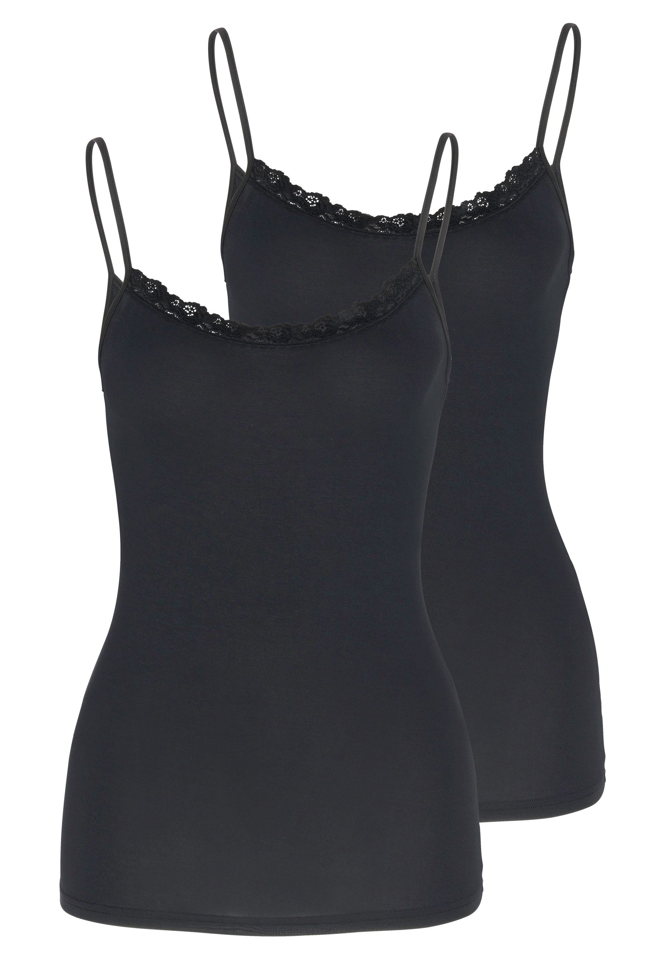 Nina Von C. Unterhemd 2er Pack Cosy (Spar-Set, 2-St) Spaghetti Top - Spitze günstig online kaufen