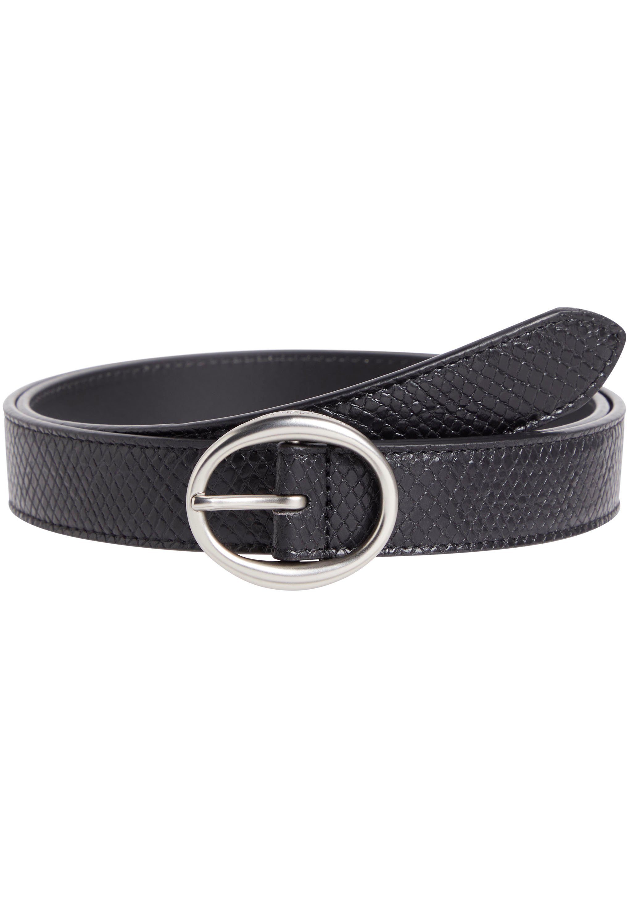 Calvin Klein Jeans Synthetikgürtel CLASSIC ROUND LTHR BELT 25MM SN