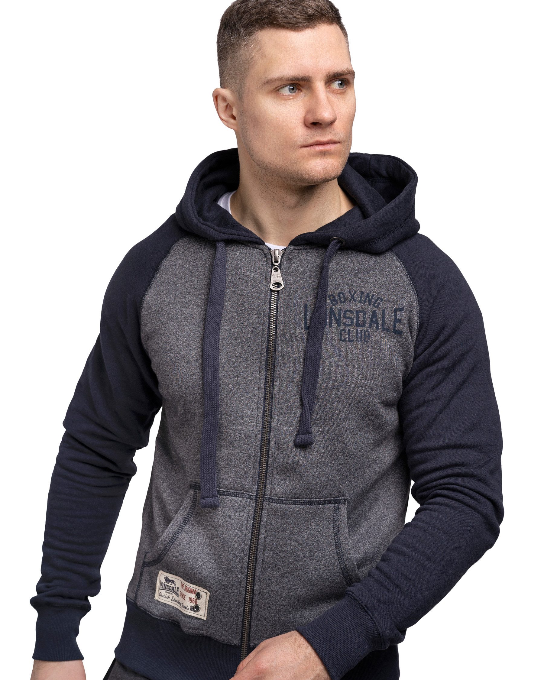 Lonsdale Kapuzensweatjacke Slough (Packung, 1er-Pack) mti Kapuze