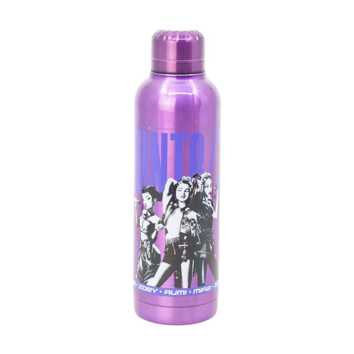 KPop Demon Hunters Thermoflasche 515 ml Edelstahl Trinkflasche Isolierflasche für Schule und Freizeit