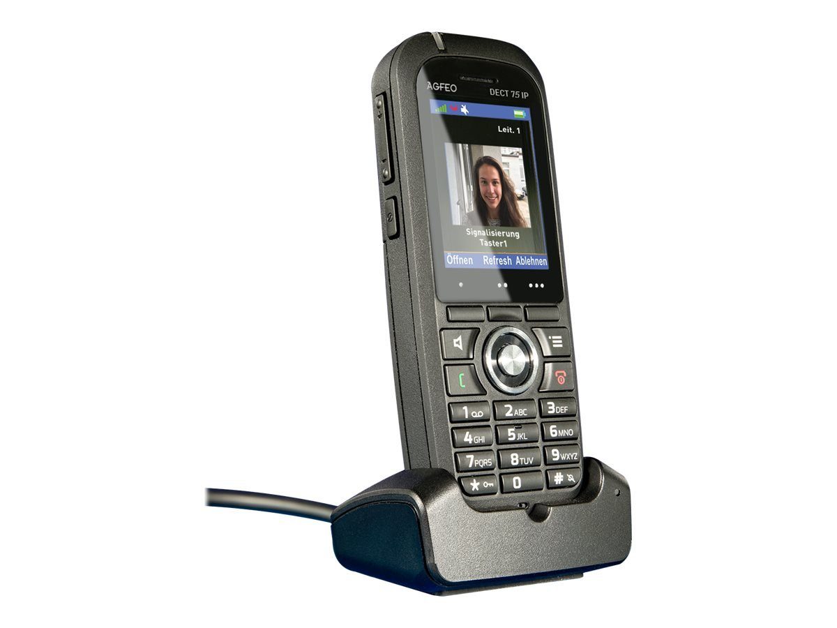 Agfeo AGFEO Festnetztelefon 75 DECT schwarz IP