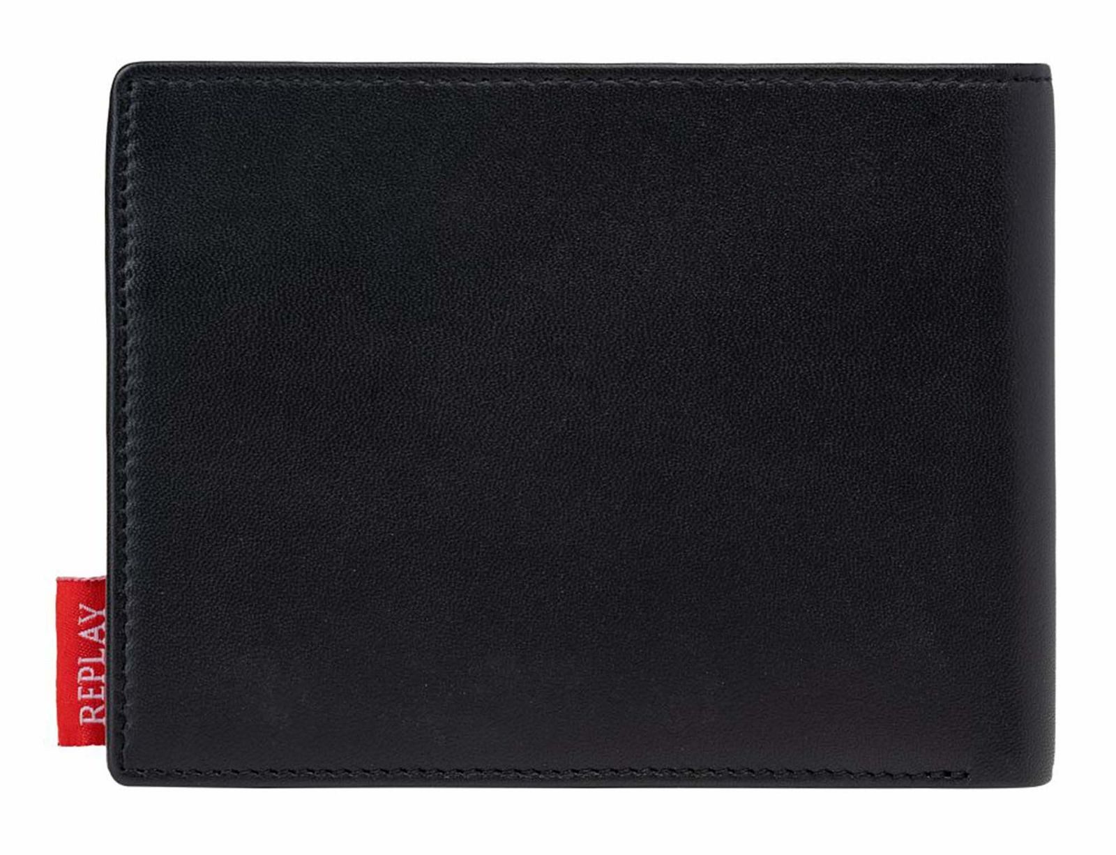 Replay Geldbörse Wallet, aus echtem Schafsleder mit RFID-Blocker Schutz