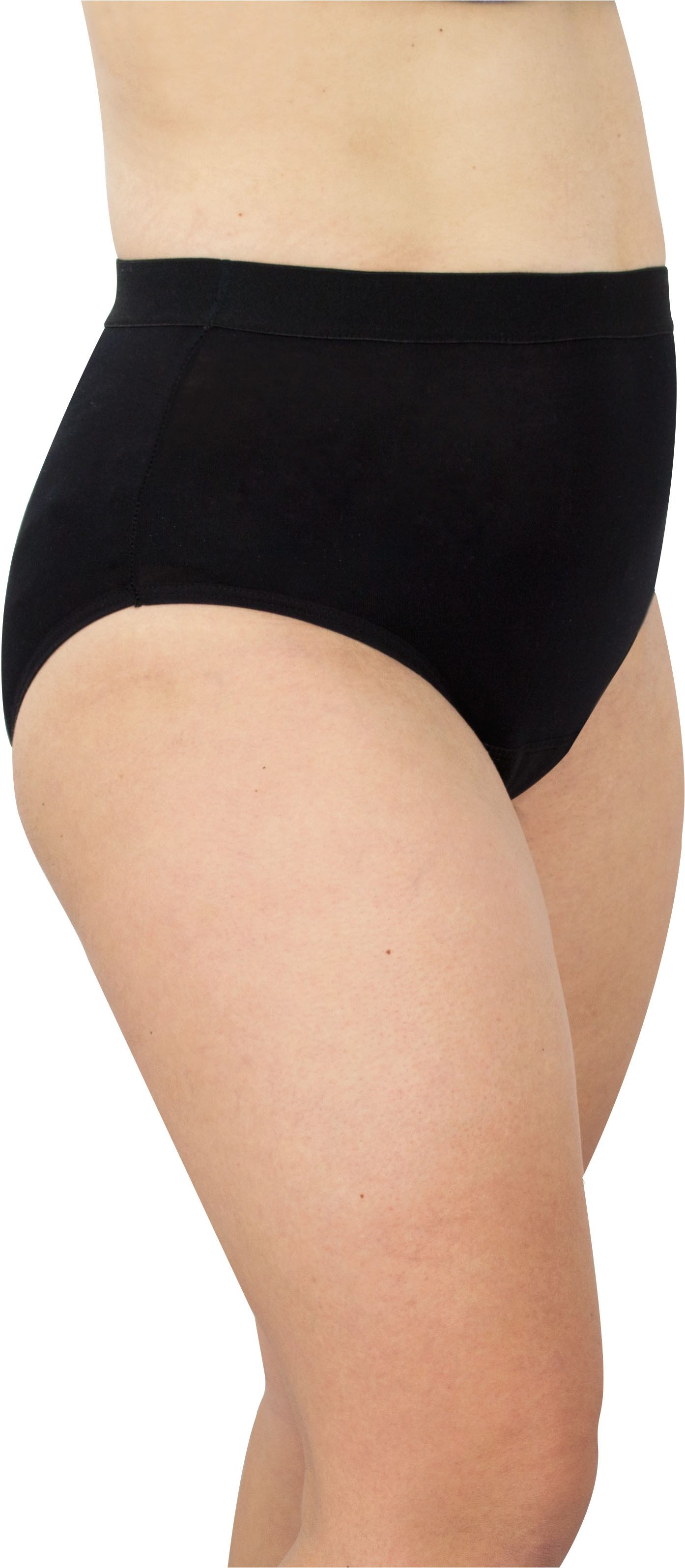 Hydas Inkontinenzslip mit integrierter dünner, 5-Lagen-Technologie Saugeinlage, High-Waist Schutz bei Blasenschwäche, während der Periode oder im Wochenbett