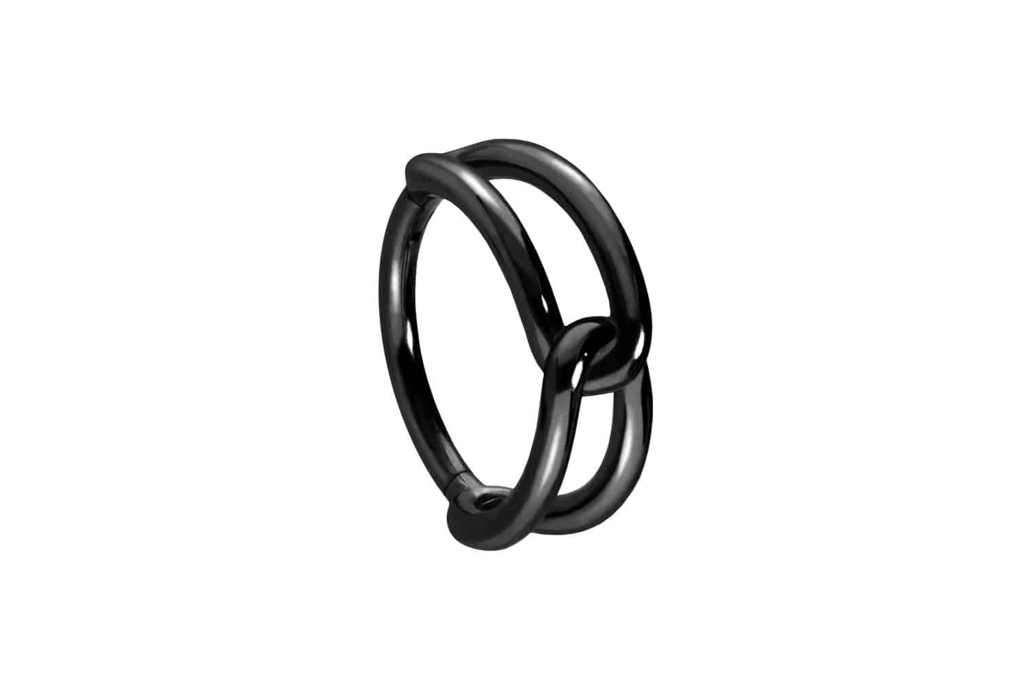 PIERCINGLINE Nasenpiercing Chirurgenstahl Segmentring Clicker KNOTEN günstig online kaufen