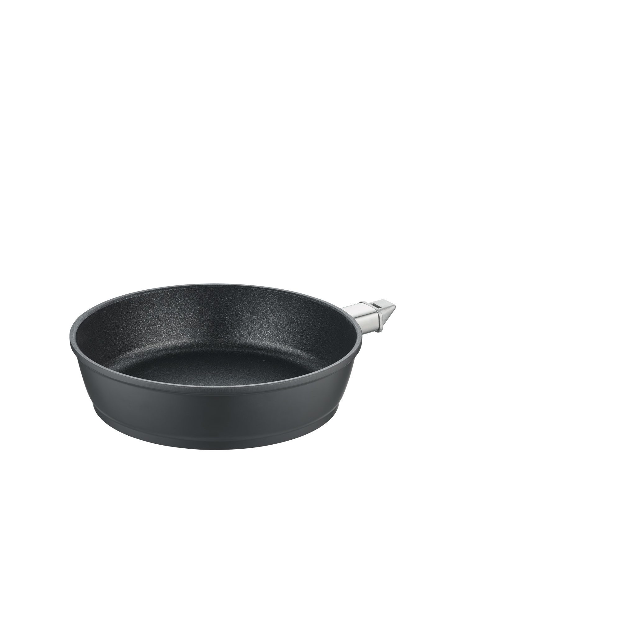 Berndes Schmorpfanne 24 cm, Aluguss, schwarz - Vario Click (neue, verbesserte Version), Aluminium-Vakuumdruckguss