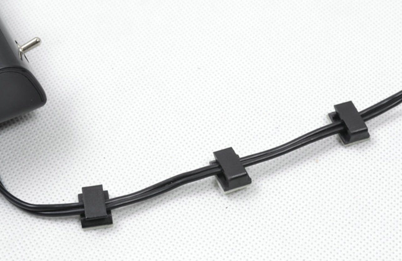 Organis Kabel 10x selbstklebend Isolierband Kabelklemme Kabelclip Auto BAYLI Kabelhalter