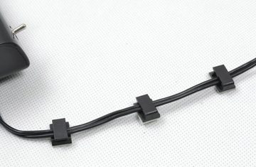 BAYLI Isolierband 25x Auto Kabelhalter selbstklebend Kabelklemme Kabelclip Kabel Organis