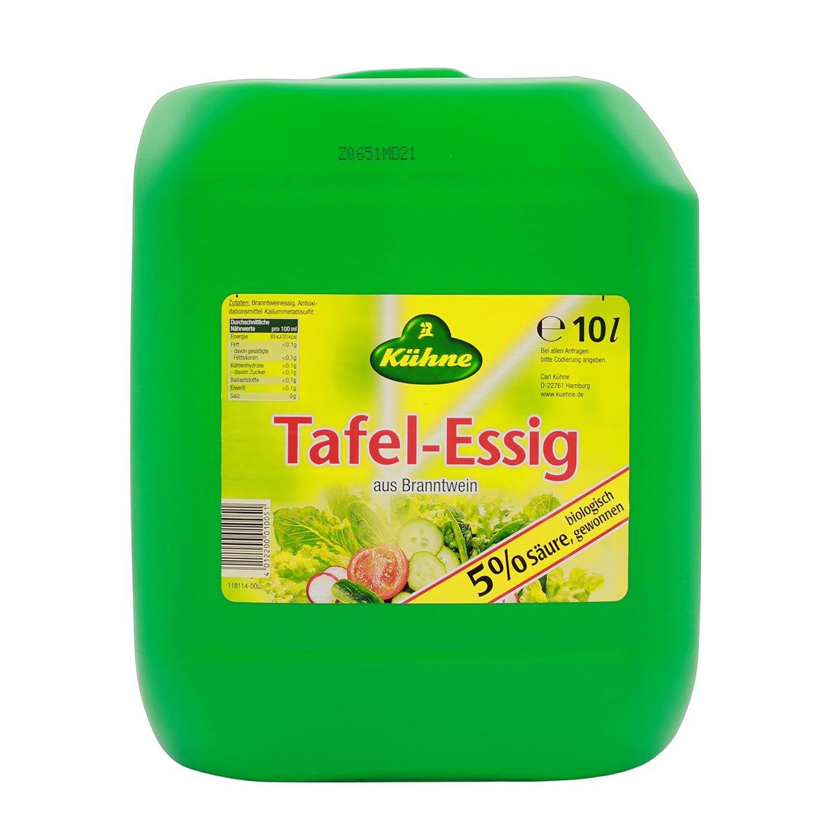 Kühne Essig, Kühne Tafelessig aus Branntwein universell einsetzbar 10000ml