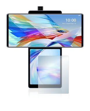 upscreen Schutzfolie für LG Wing (Hinteres Display), Displayschutzfolie, Folie klar Anti-Scratch Anti-Fingerprint