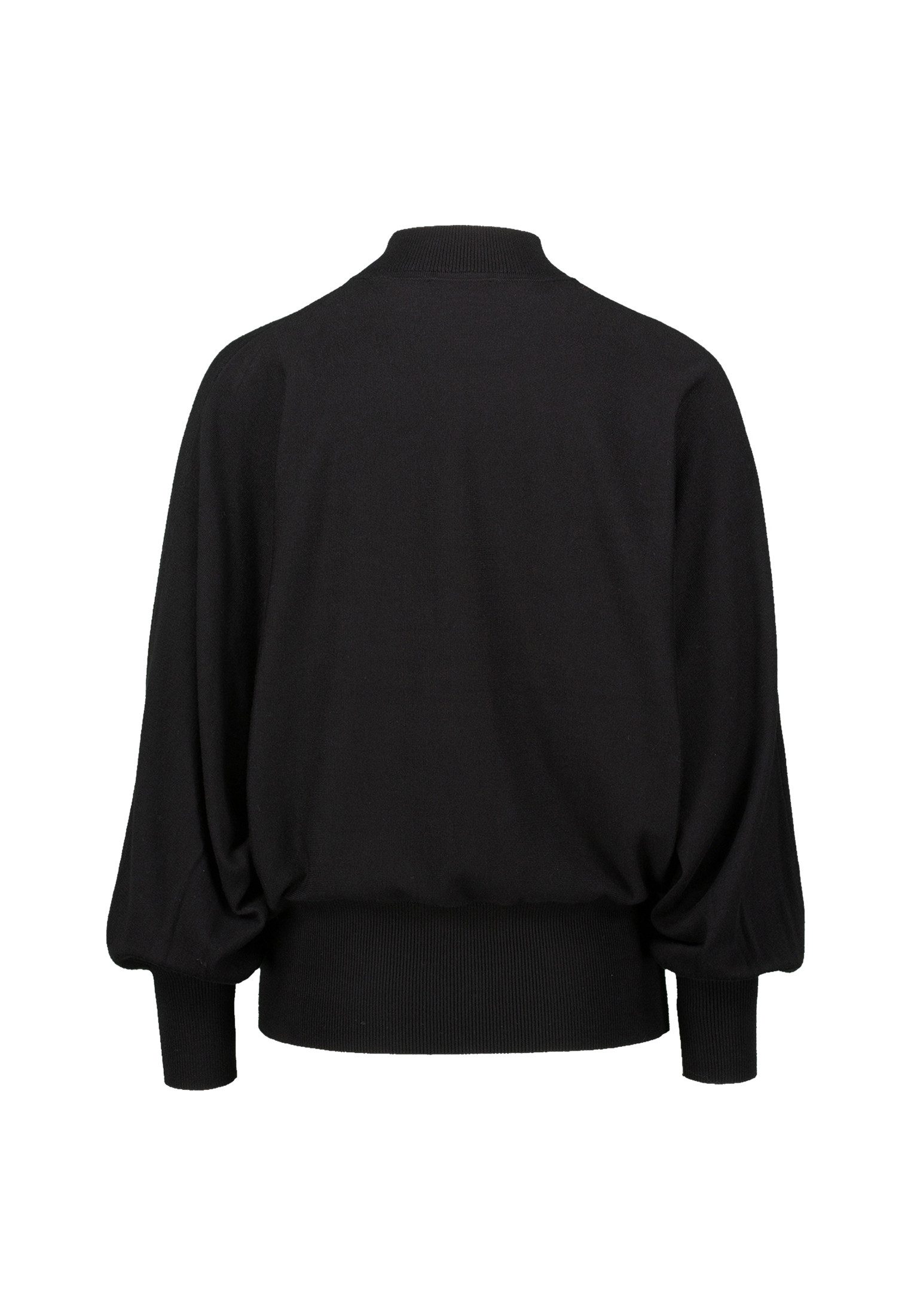 Zero Strickpullover Damen mit Stehkragen (1-tlg) Plain/ohne Details