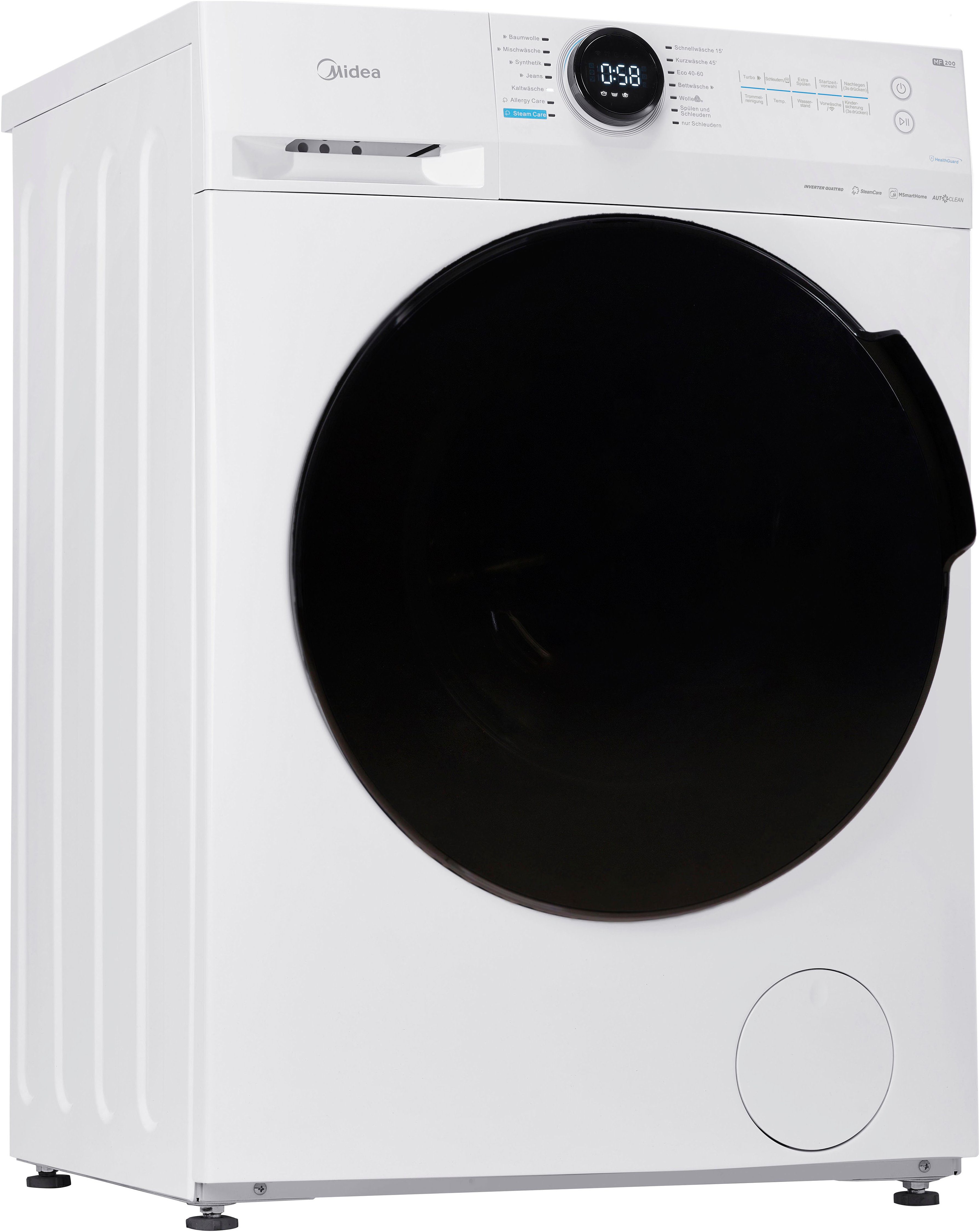 Midea Waschmaschine MF20EW90WB, 9 kg, 1400 U/min