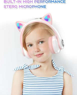 Welikera Bluetooth-Headset, faltbar Geräuschreduzierung Anruffunktion Kopfhörer (Bluetooth 5.0, HiFi-Klangqualität, 10h Ausdauer, Faltbare Lagerung)