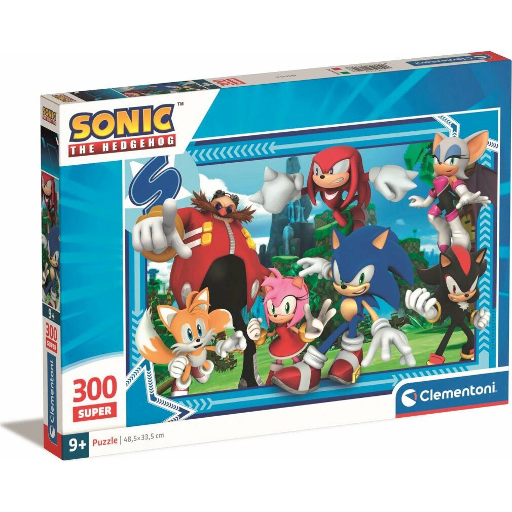 Clementoni® Puzzle Clementoni - Puzzle Super - Sonic (300 Stück) (21729), P günstig online kaufen
