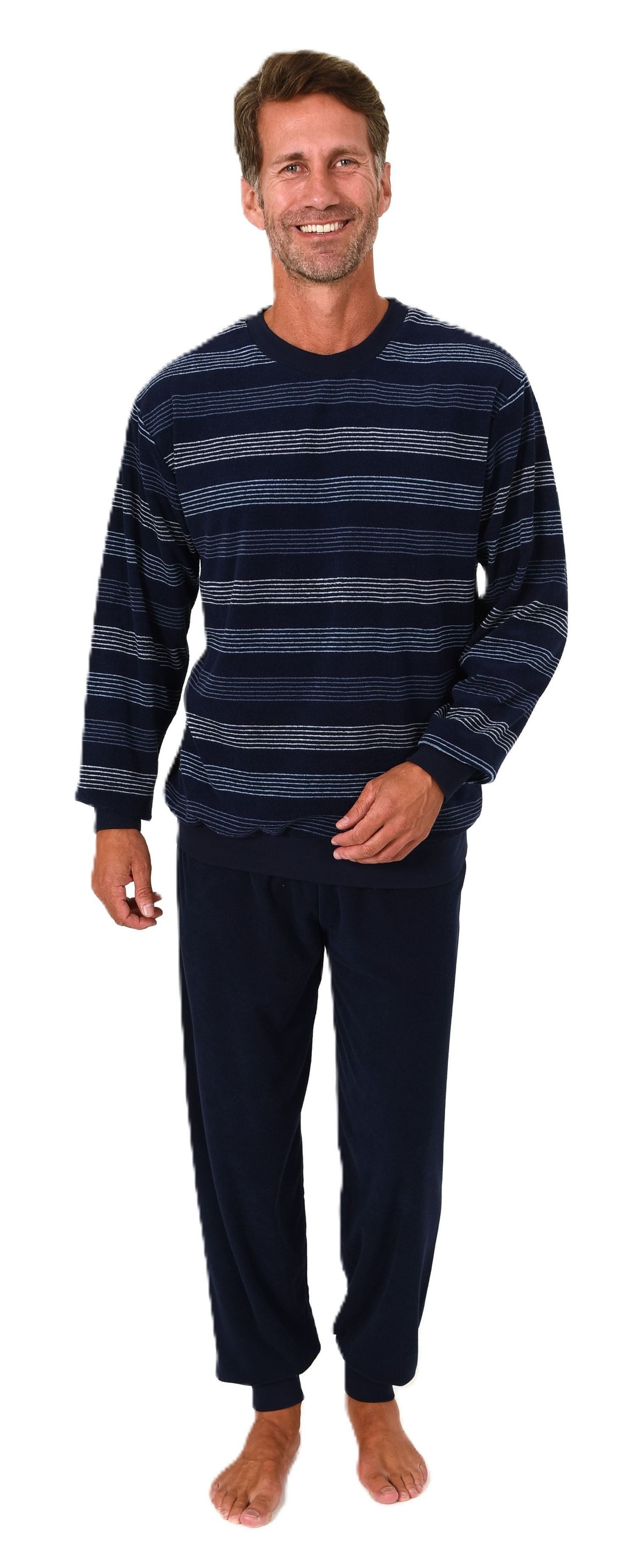 Normann Pyjama Normann Herren Frottee Schlafanzug günstig online kaufen