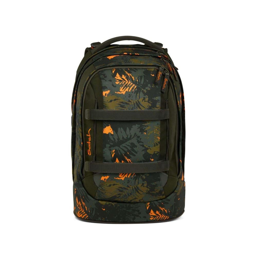 Satch Schulrucksack Pack (4tlg., inkl. Schlamperbox, Regenhülle und Geldbörse)