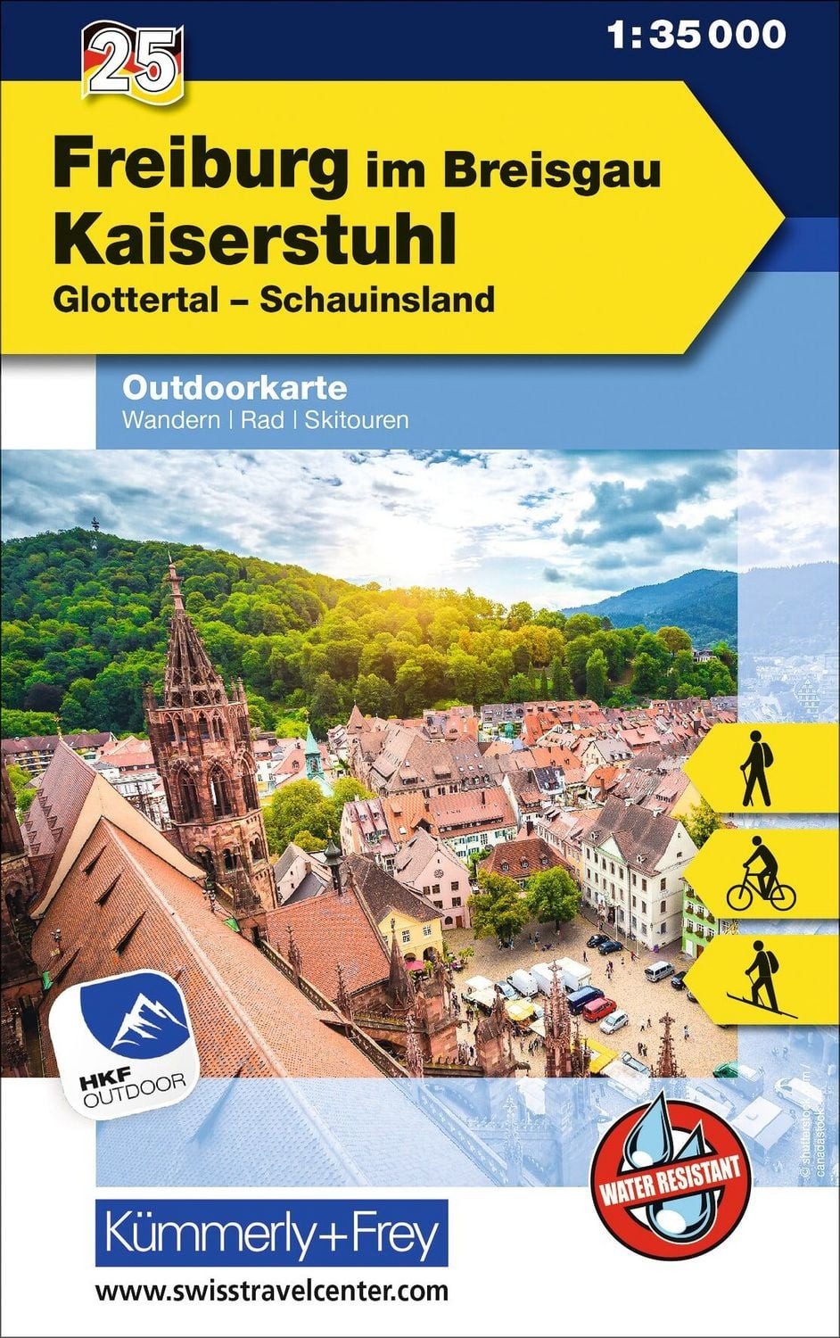 Kümmerly+Frey Outdoorkarte Deutschland 25 Freiburg im Breisgau, Kaiser / diverse