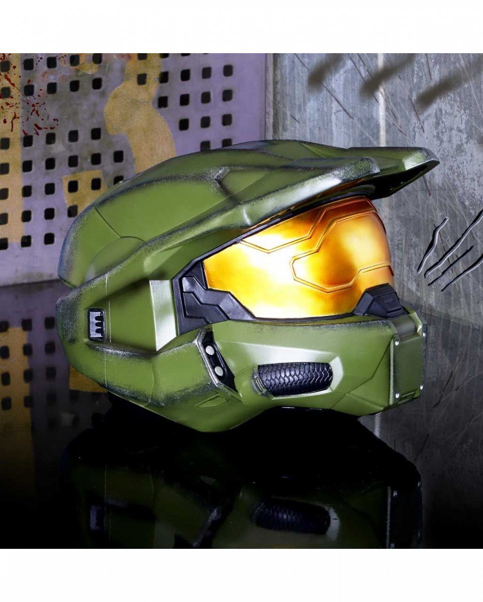 Horror-Shop Dekofigur Halo - Master Aufbewahrungsfach Chief mit Helm