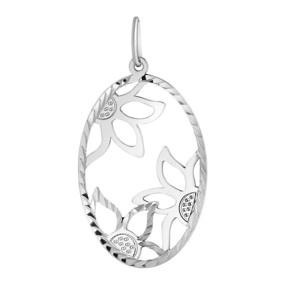 Kettenanhänger Kettenanhänger Anhänger 925 Silber floral Echtschmuck