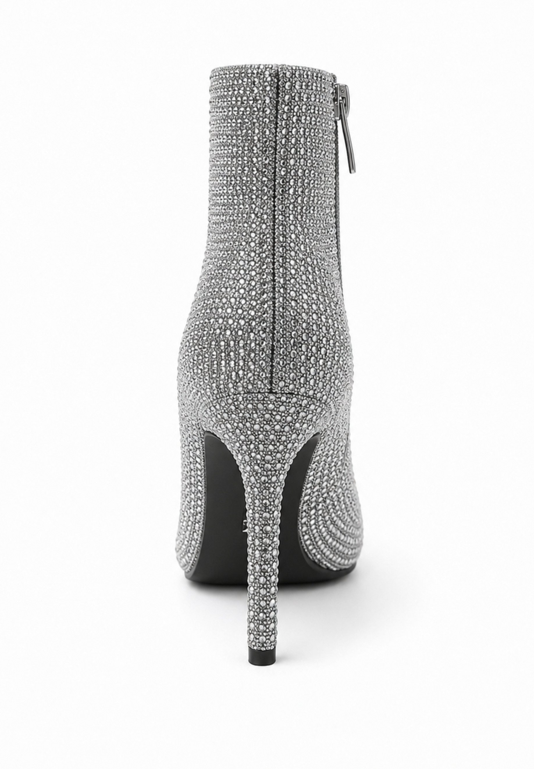 Day Vine Damen Stiefeletten mit Strassbesatz und Stilettoabsatz High-Heel-Stiefelette