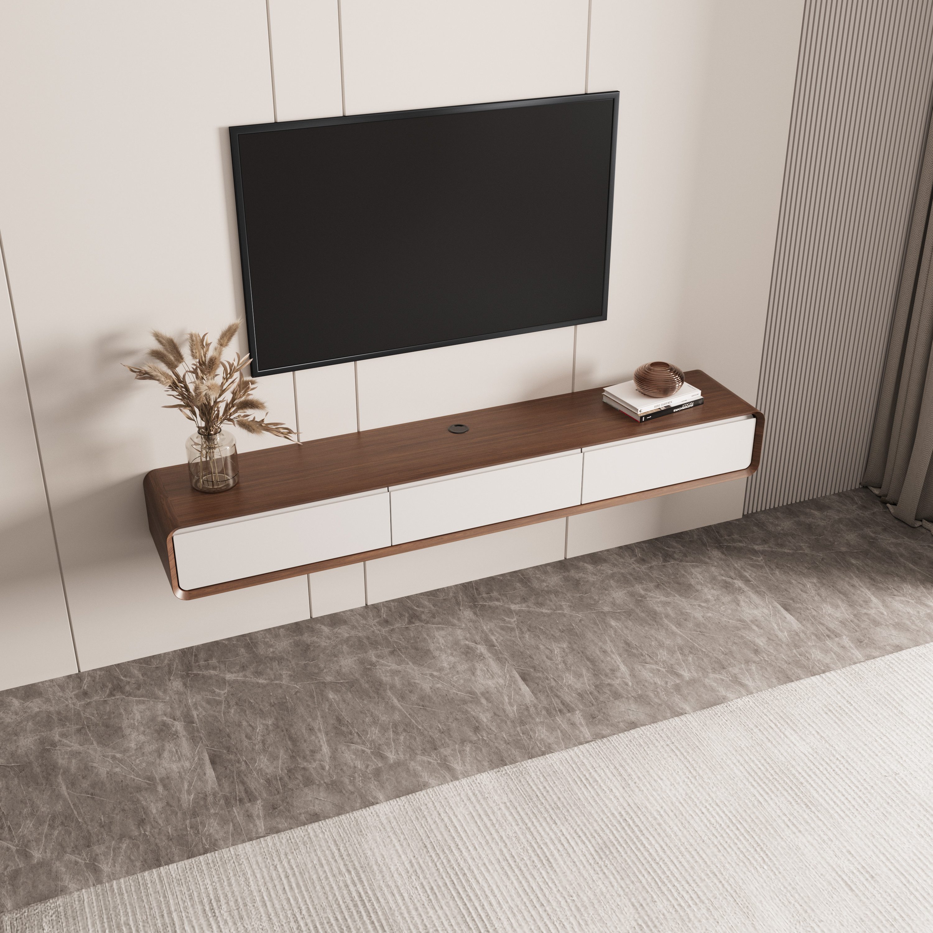 POVISON TV-Schrank Minimalistischer schwebender TV-Schrank 200 günstig online kaufen