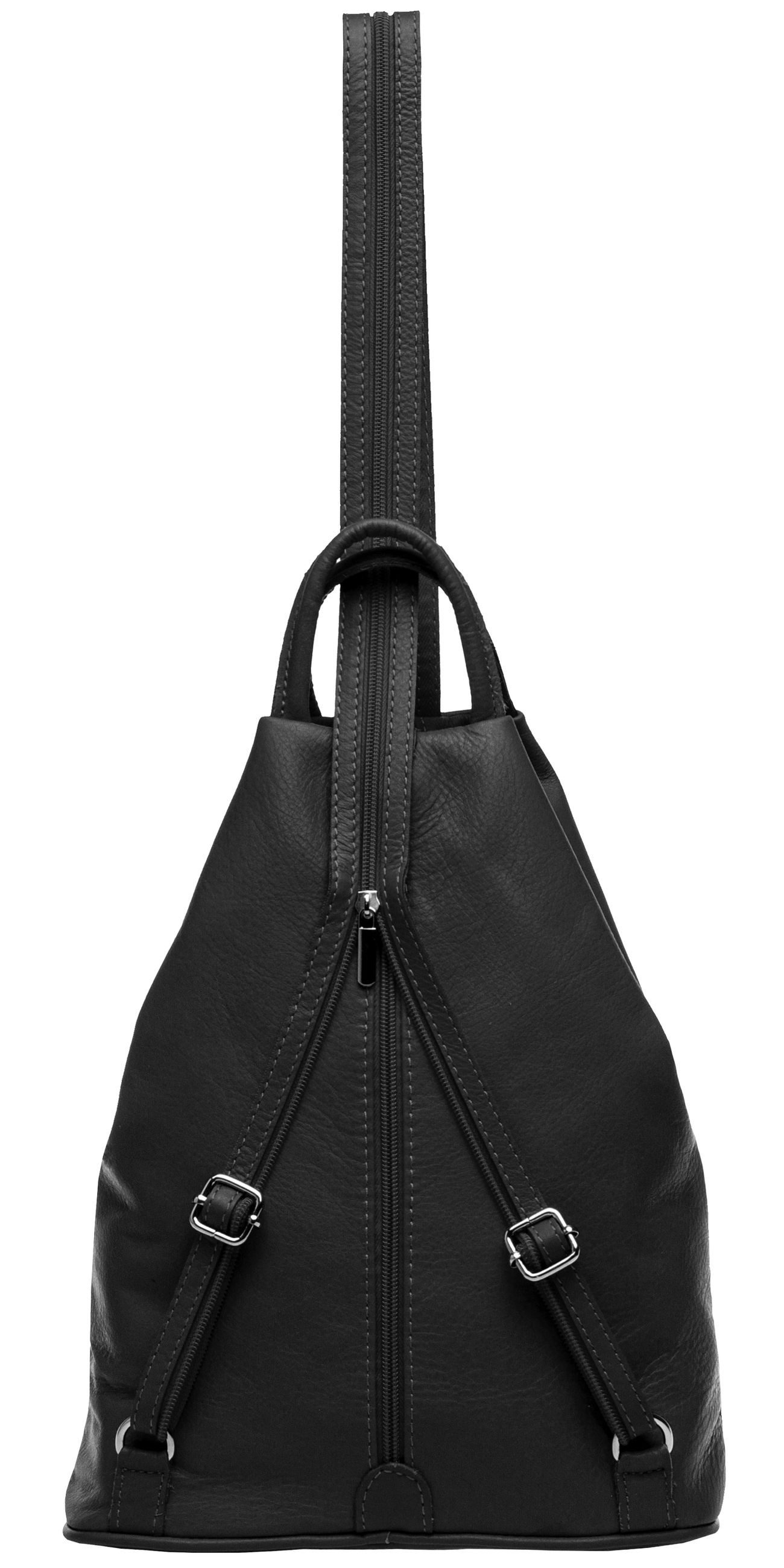 Caspar Cityrucksack 2in1 sportliche Leder Schultertasche günstig online kaufen