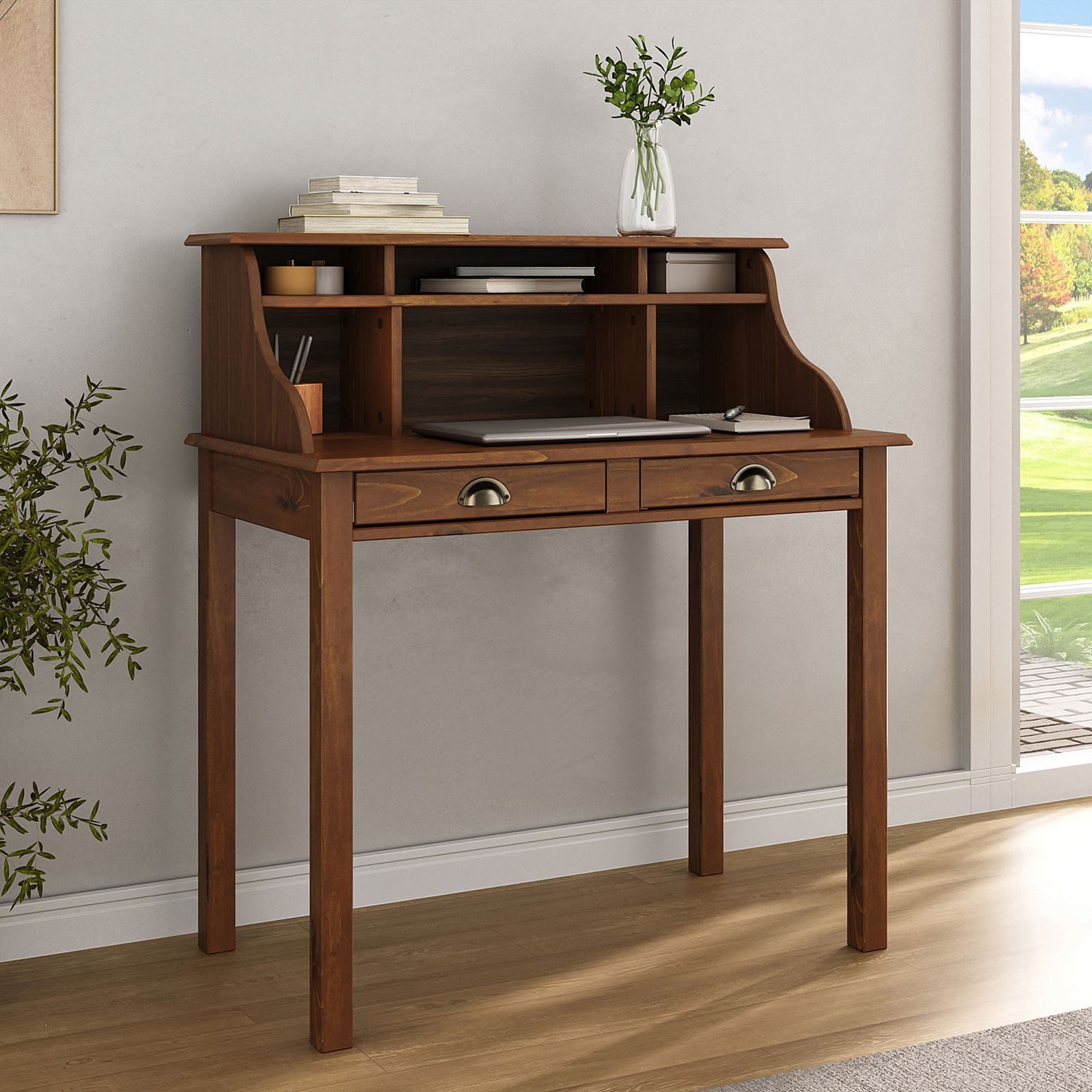 IDIMEX Sekretär MARLENE, Schreibtisch mit 2 Schubladen & Fächern Landhaus M günstig online kaufen