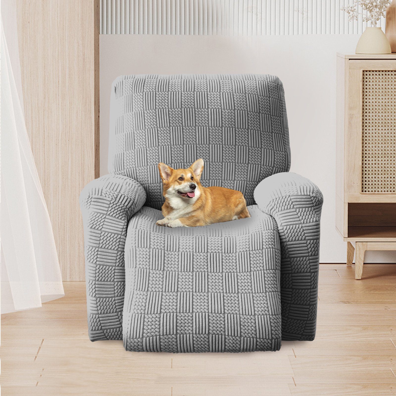 Sunicol Relaxsesselhusse 4 Teile Sesselhusse, Stretch günstig online kaufen