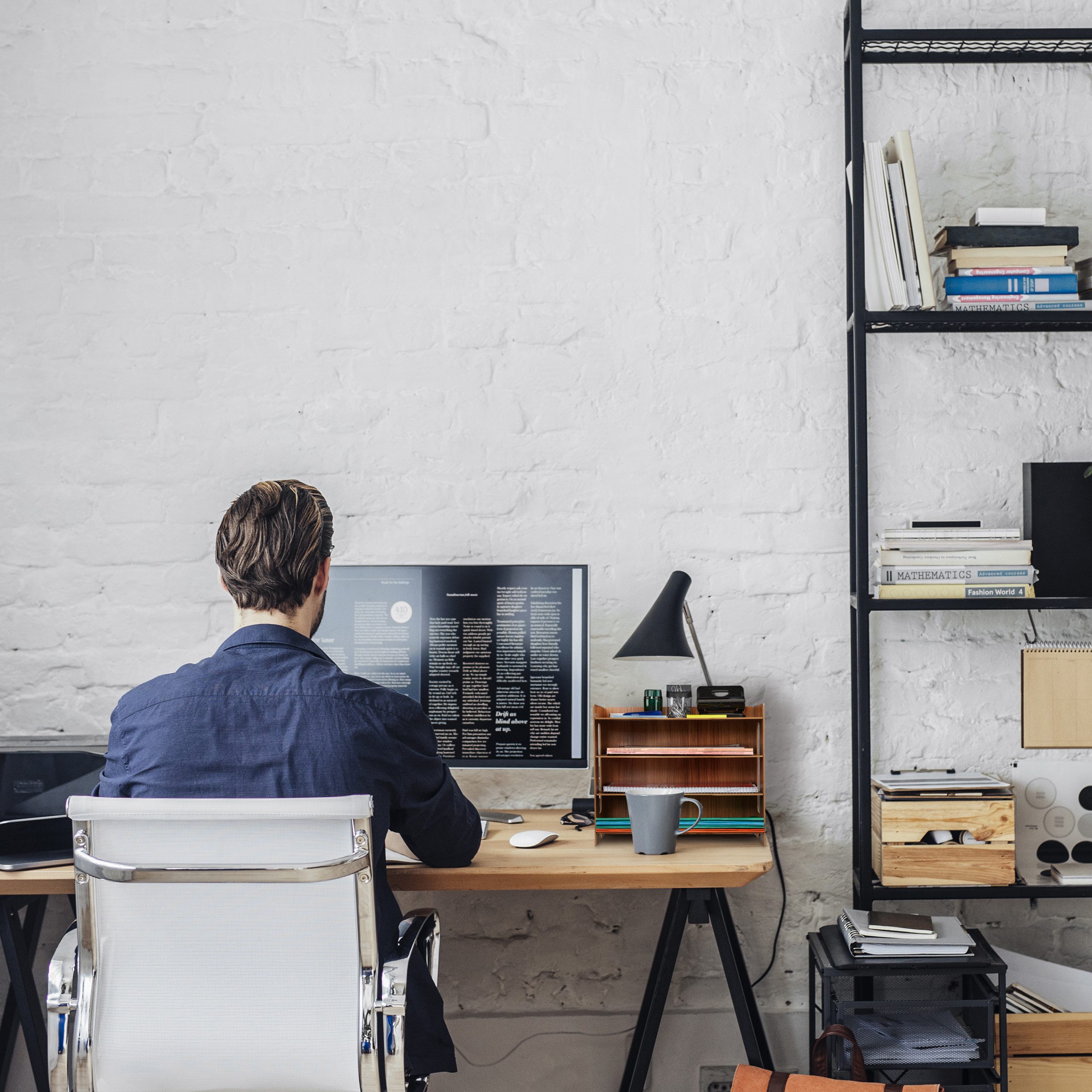 relaxdays Briefablage aus MDF mit 3 Fäch, weiß