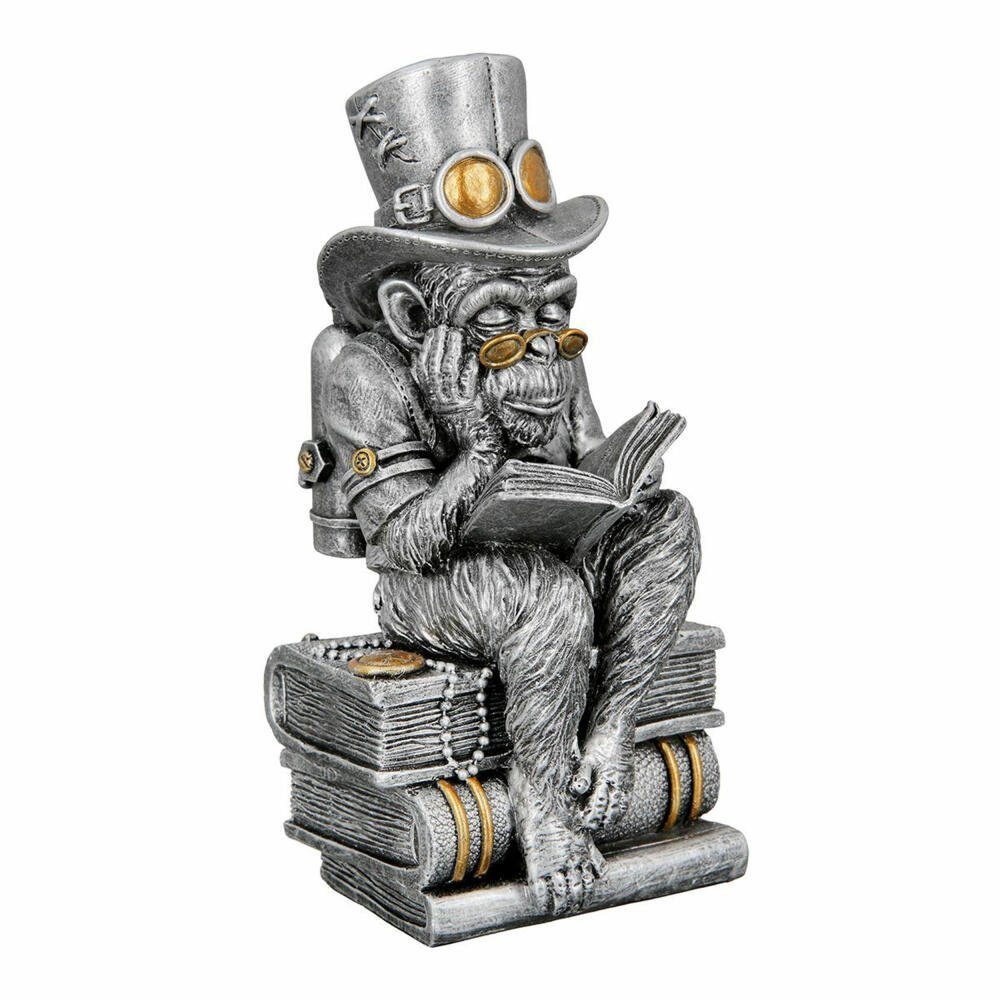Dekofigur Steampunk Reading Ape