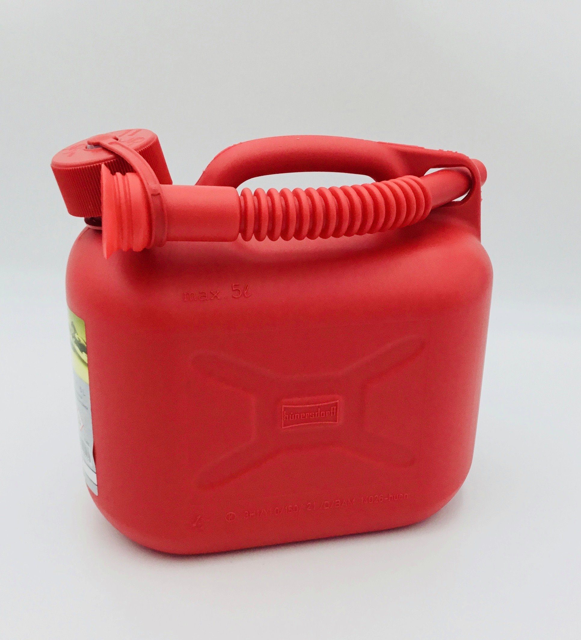 Liter) (1x Ratioparts 5 rot 5 Kraftstoffkanister Benzinkanister rot Liter Kraftstoffkanister Kunststoff Kunststoff