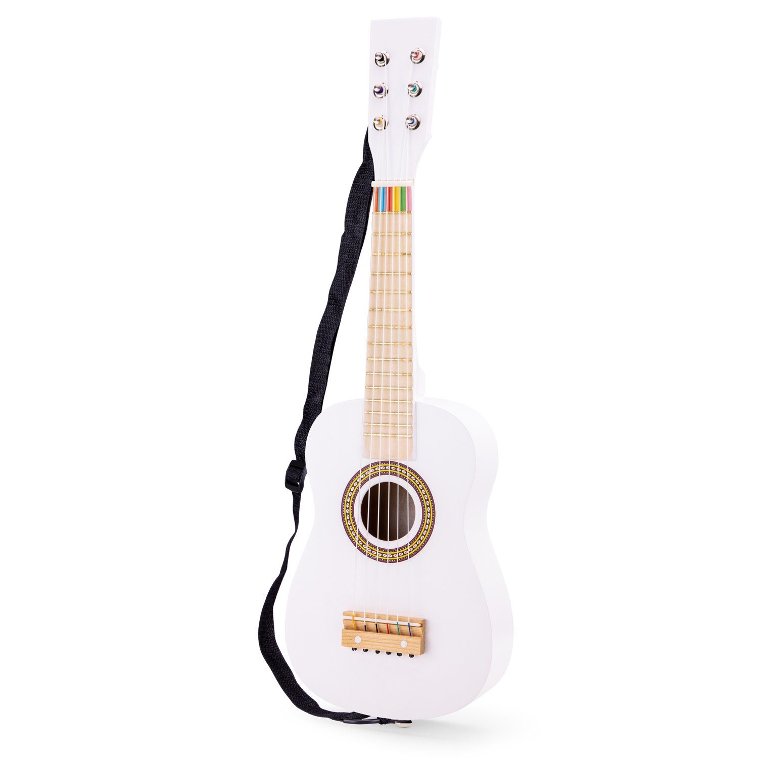 New Classic Toys® Spiel-Gitarre Gitarre Spielzeuggitarre aus Holz,  Verwendung von sicheren und ungefährlichen Farben Pädagogisch wertvoll