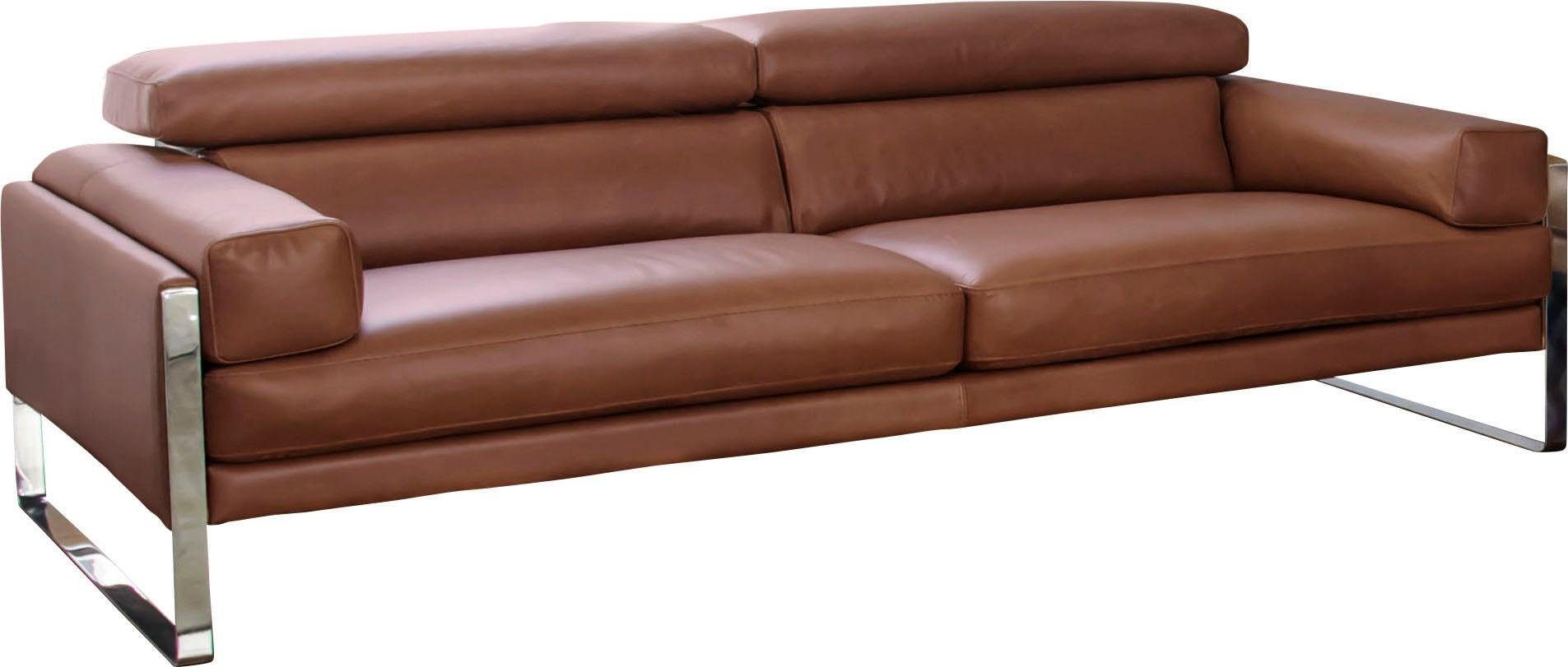 CALIA ITALIA 3-Sitzer Romeo, Designsofa der Extraklasse mit tollem Sitzkomfort, und erstklassigem Lederbezug