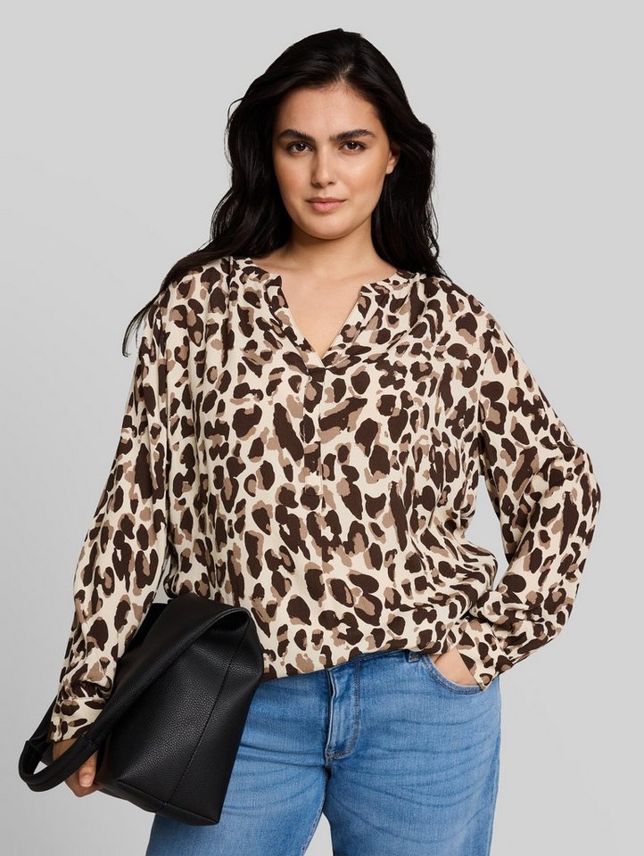 TOM TAILOR PLUS Langarmbluse Blusen & Shirts Plus Size - Bluse aus Viskose