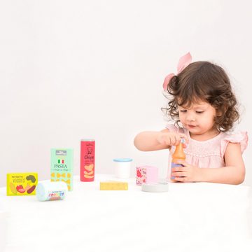 New Classic Toys® Spielzeug-Polizei Einsatzset Lebensmittel Set für Kinder Holz Kinder Nahrungsmittel Holzspielzeug