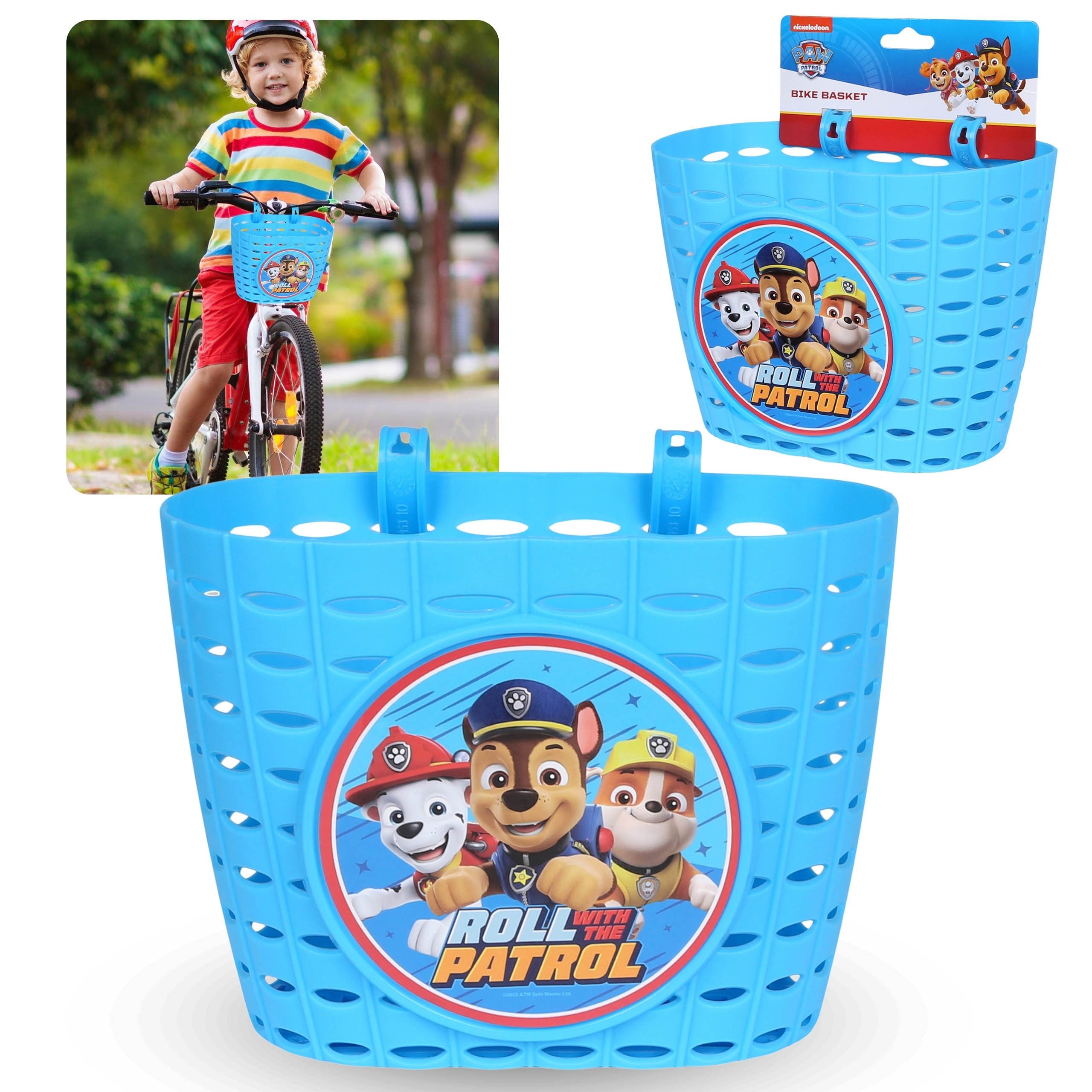 Fahrradkorb Paw Patrol Kinder Lenkerkorb, Fahrradkorb für Jungen 20x15x16 cm