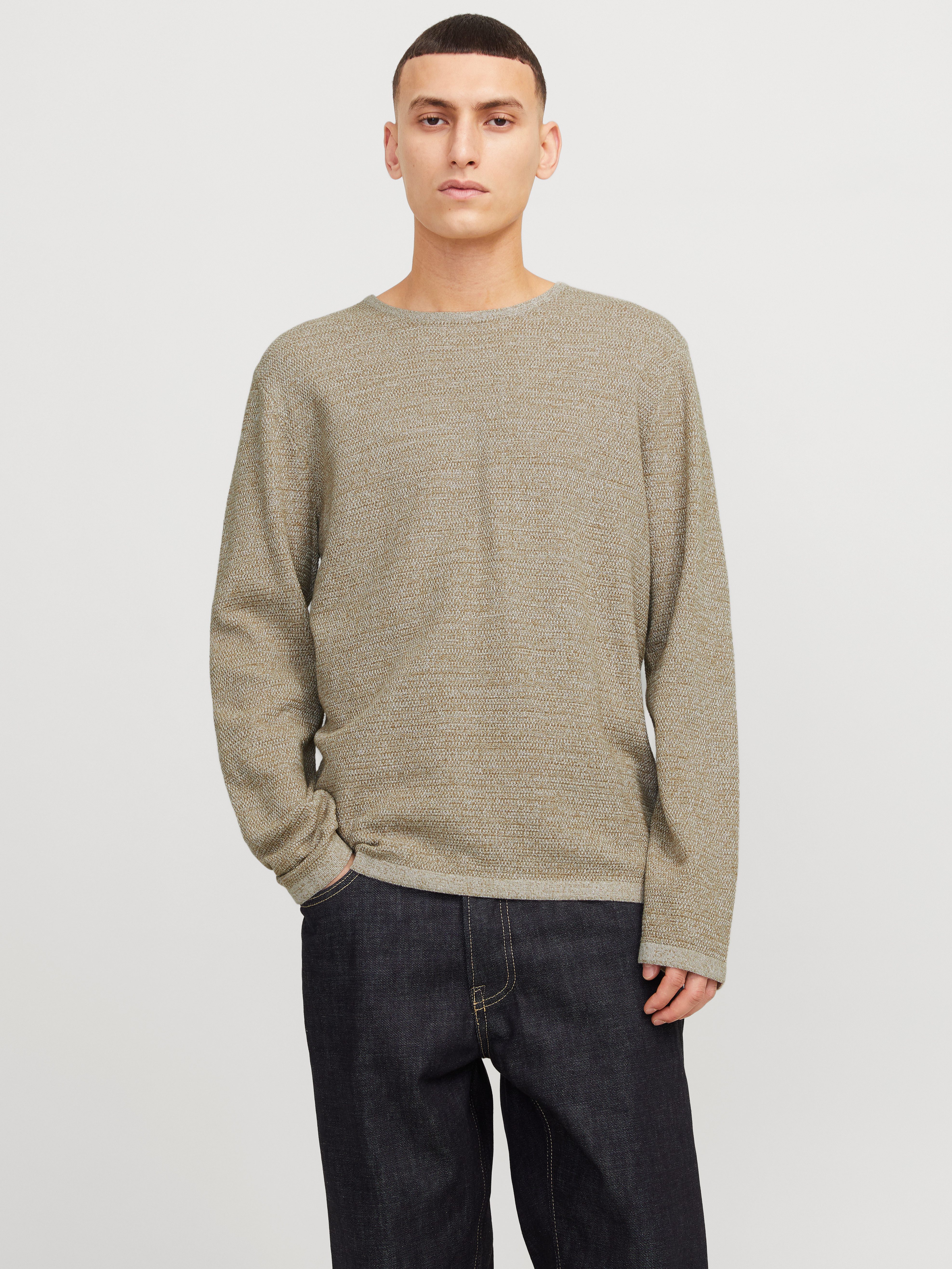 Jack & Jones Rundhalspullover JJEGEORGE KNIT günstig online kaufen