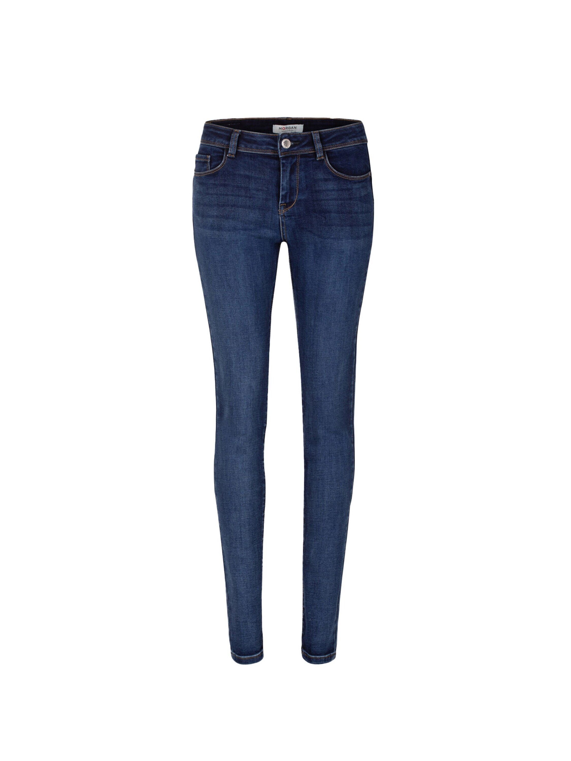 MORGAN Skinny-fit-Jeans Pom (1-tlg) Plain/ohne Details