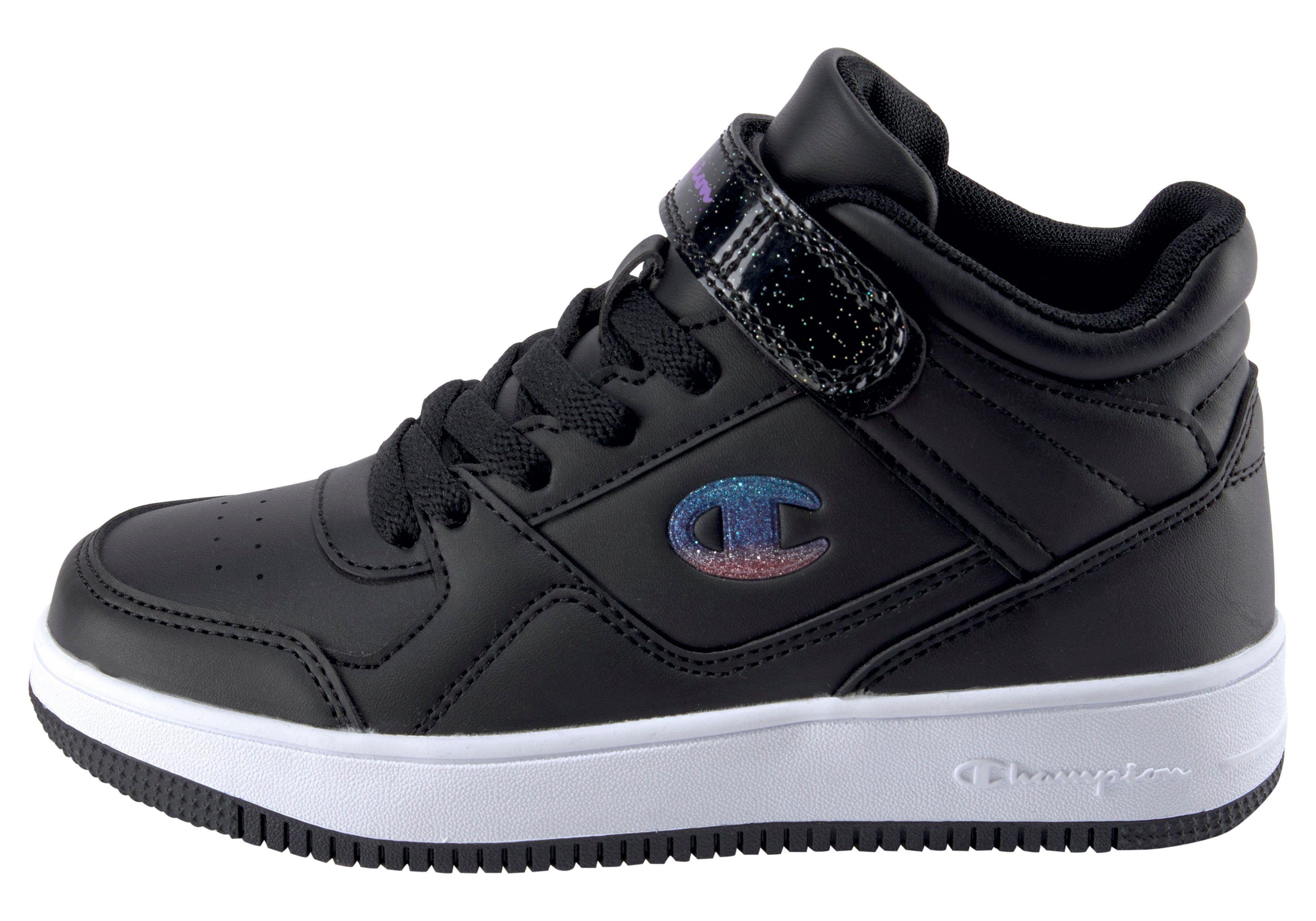 G PS REBOUND Champion Sneaker MID schwarz VINTAGE