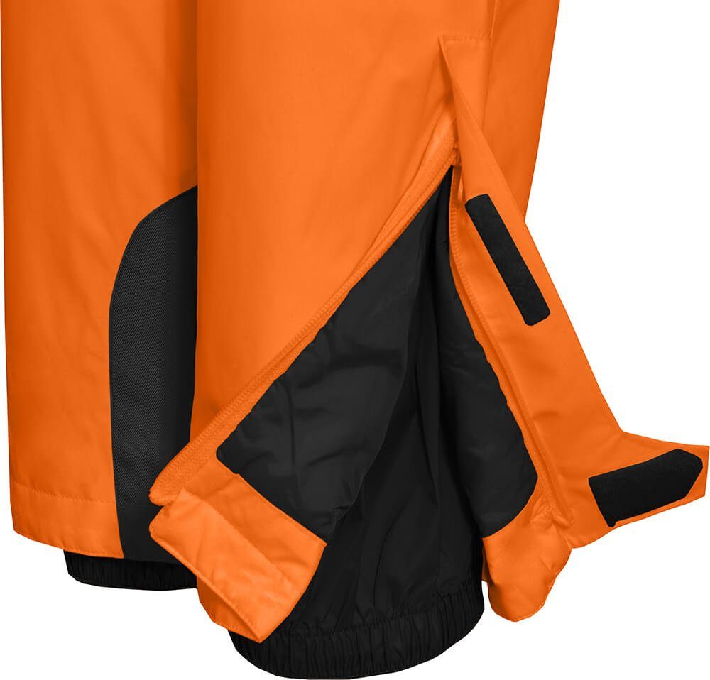 Bergson Skihose MIEN Slim Damen Skihose, wattiert, 20000 mm Wassersäule, Kurzgrößen, orange